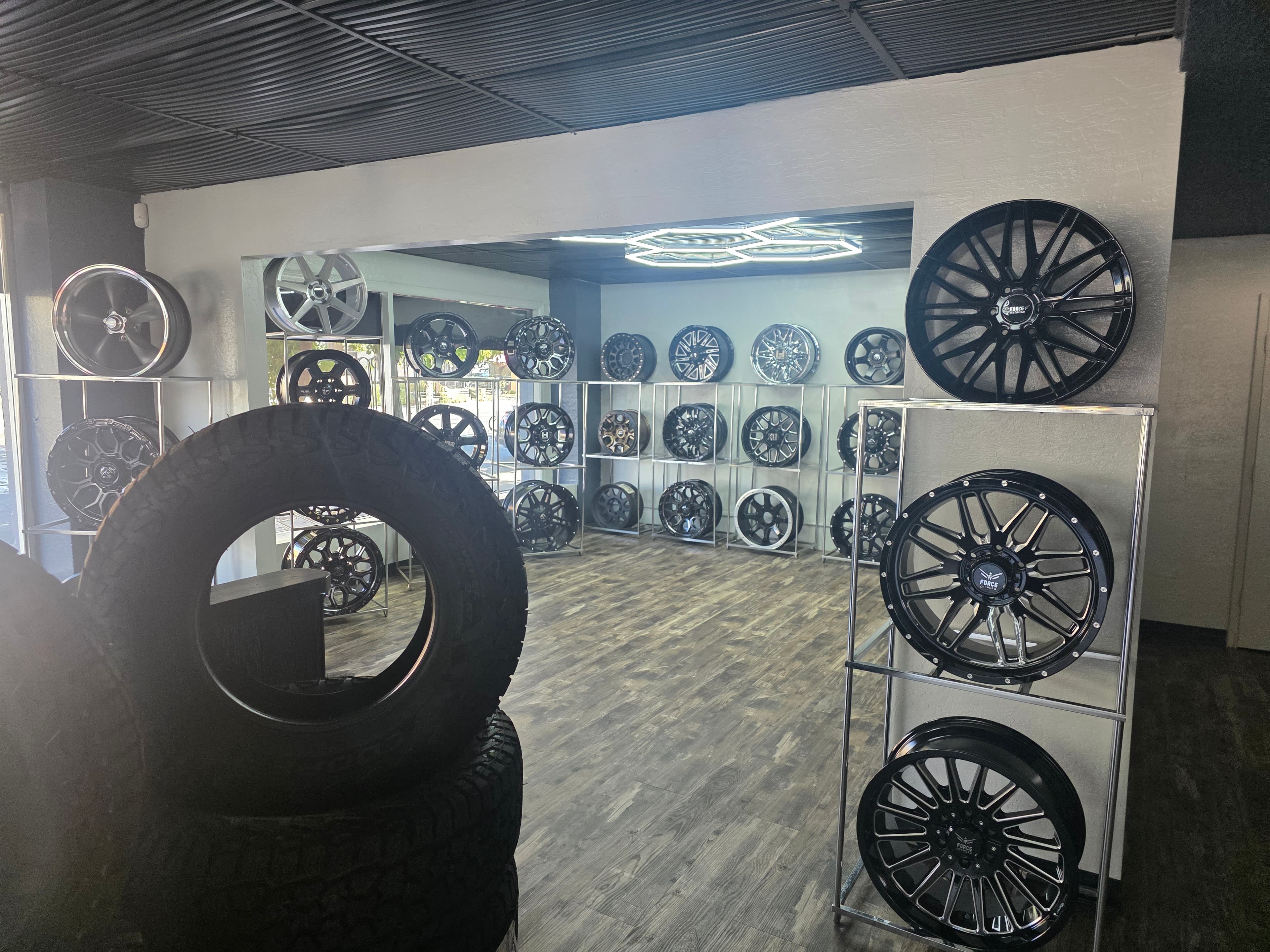 Tires+ shop exterior
